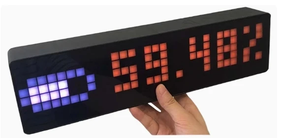 

Smart Pixel Clock Awtrix Pro Maker Creative Color B Station Fan Number Full Set Shell WS2812