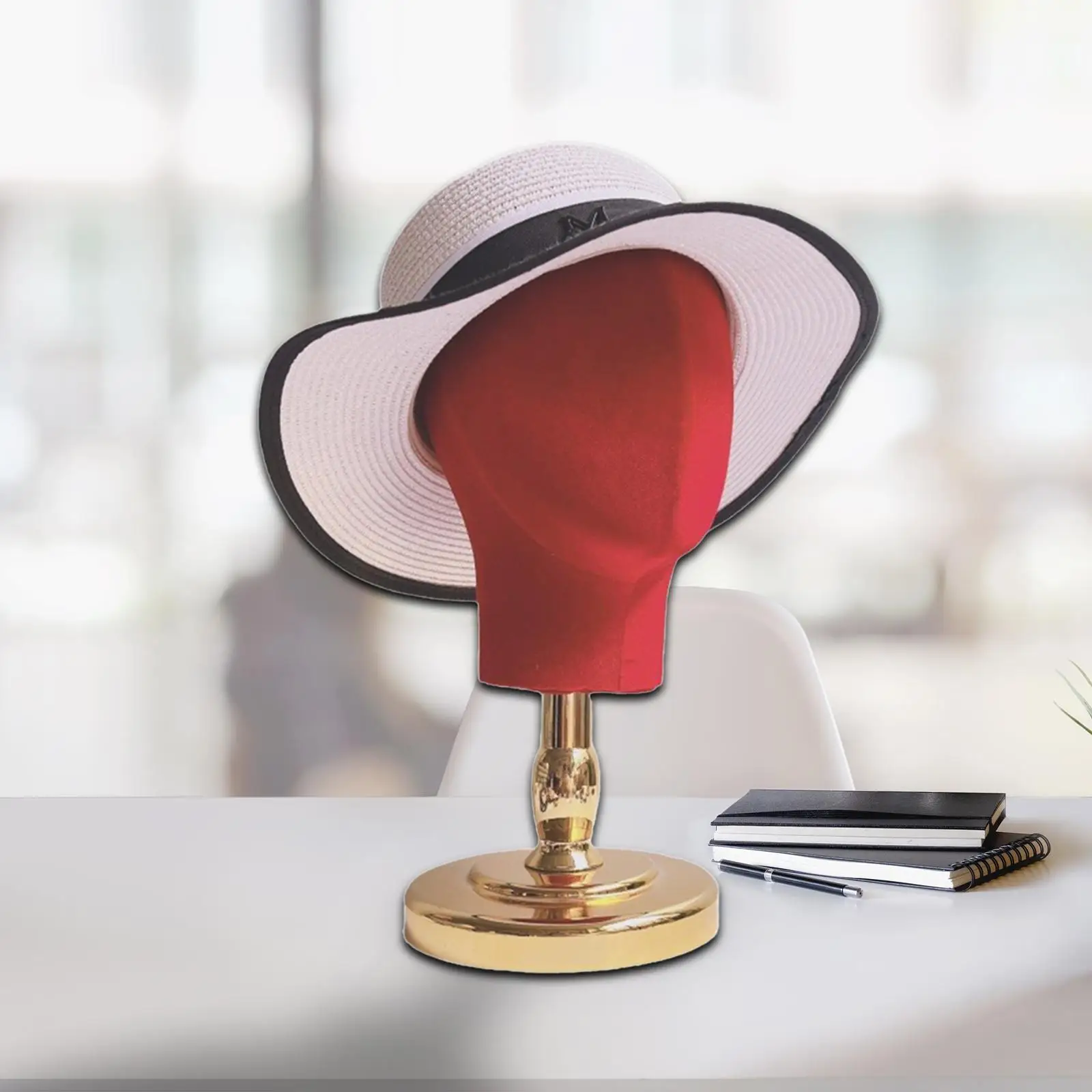 

Wig Head Hat Holder for Cosmetology Hairdressing Training Personal Use