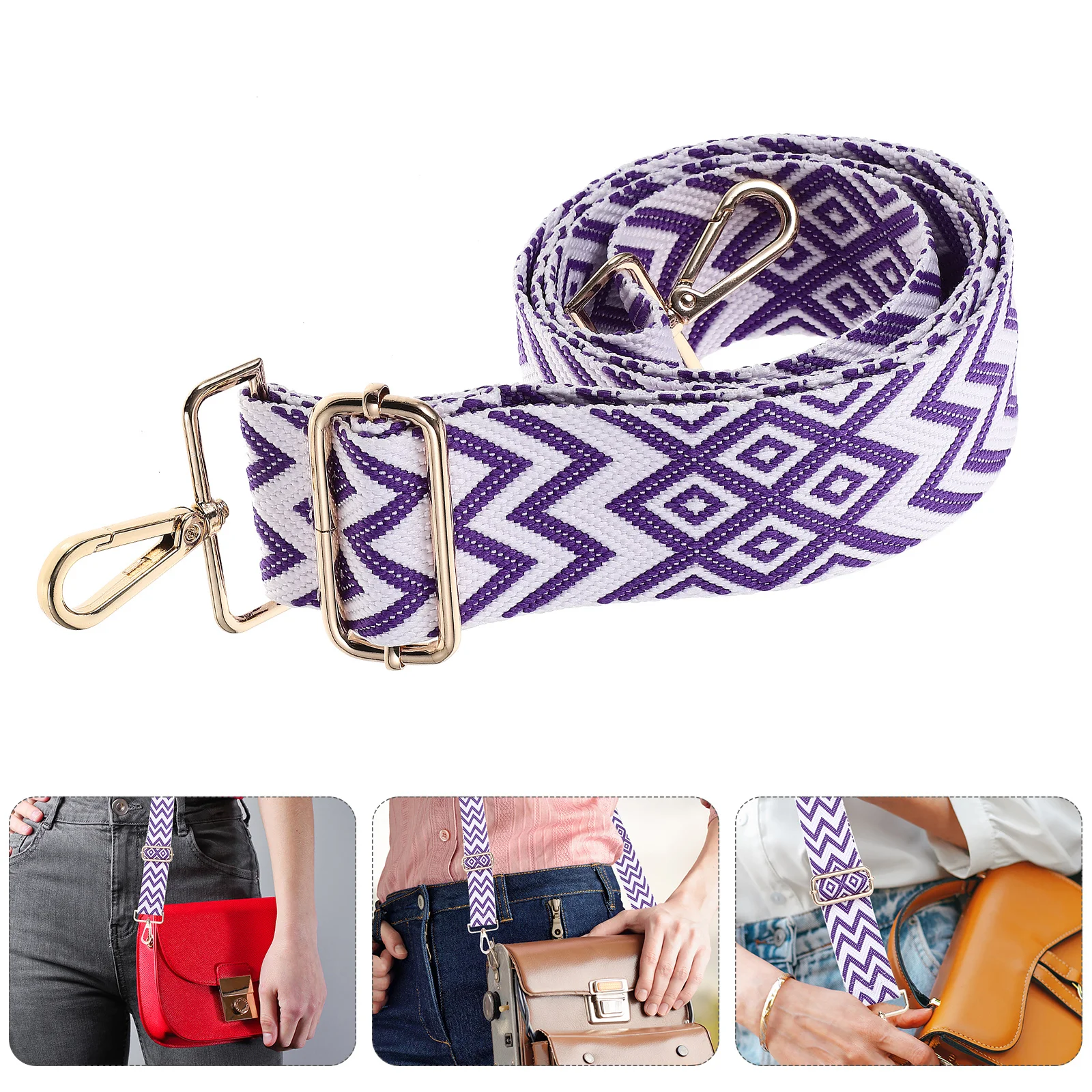 

Crossbody Handbag Strap Adjustable Wide Shoulder Belt Resistant to Fading Perfect Fit for Everyone Crossbody Handbag Strap