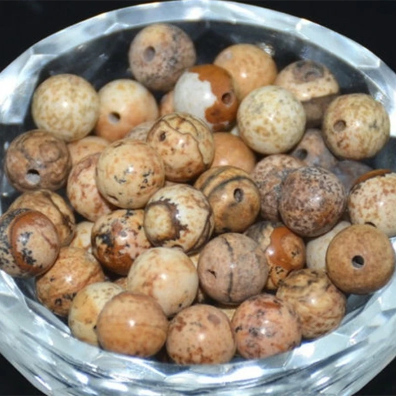 Natural Loose Spacer Jasper Beads for Charms Bracelet Jewelry Male Necklace Making 4 6 8 10mm