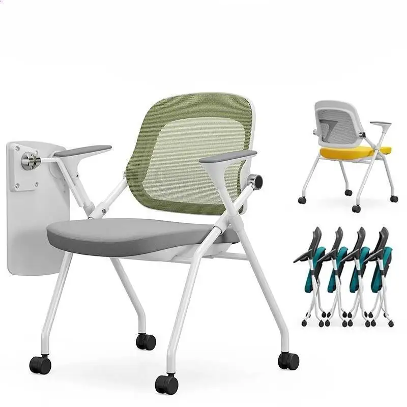

Modern Nordic Folding Office Chairs Conferences Corporate Staff Training Office Chairs Mobile Computer Office Furniture FYOC