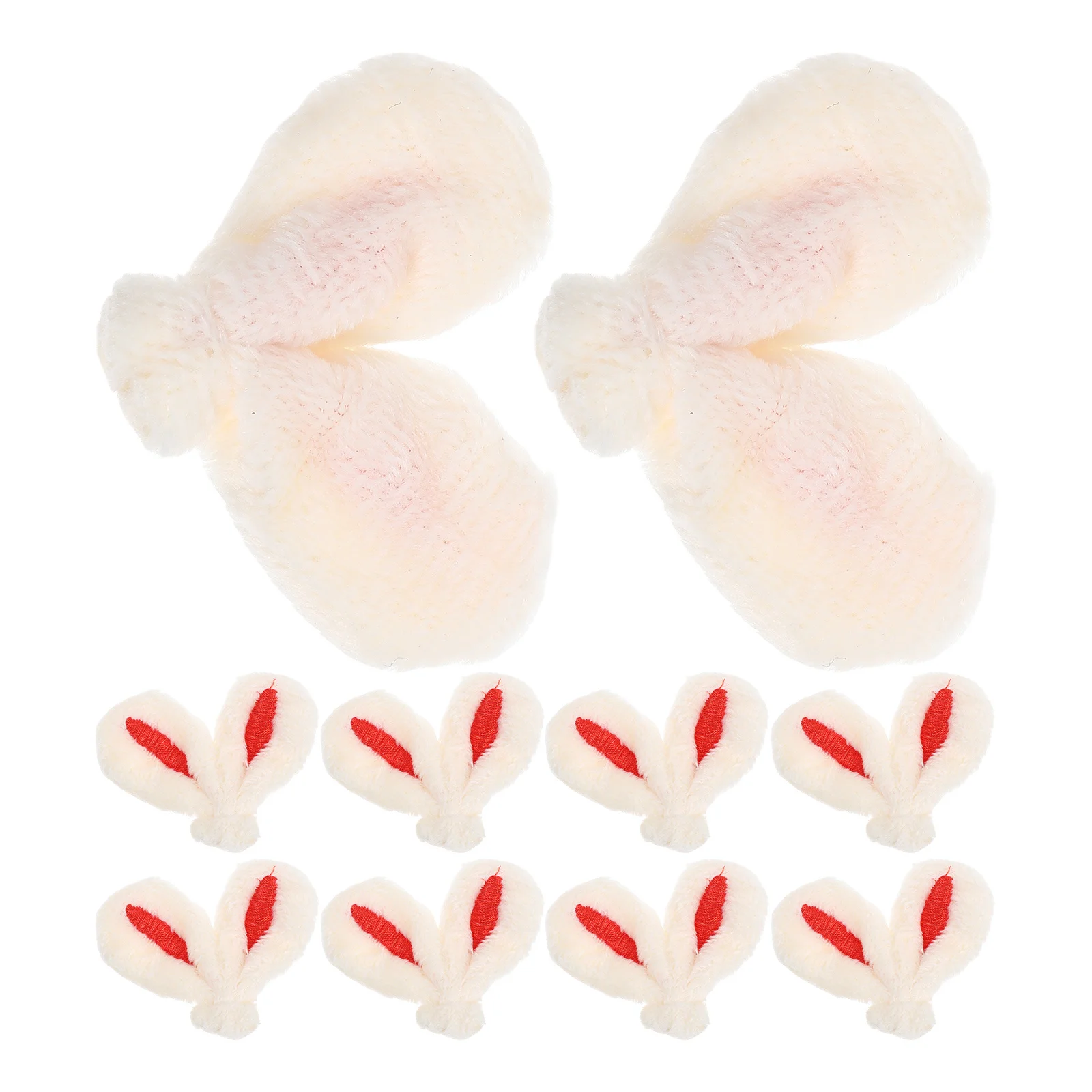 

10Pcs Rabbit Ear Hairpin Decor DIY Cute Bunny Ear Accessories for Hair Clips Girls Women Hair Accessories Easter Decor