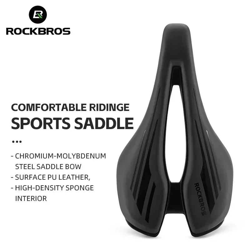 

ROCKBROS Велосипедное седло Сверхлегкое полое удобное седло Дышащее MTB шоссейный велосипед Противоударное спортивное велосипедное сиденье Легкое