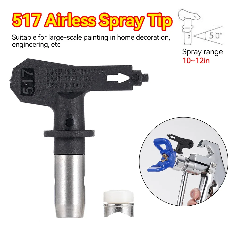 5000 PSI Sprayer Airless Spraying Machine High Pressure Airless Paint Spray Gun With 517 Tip Nozzle Guard For Wagner