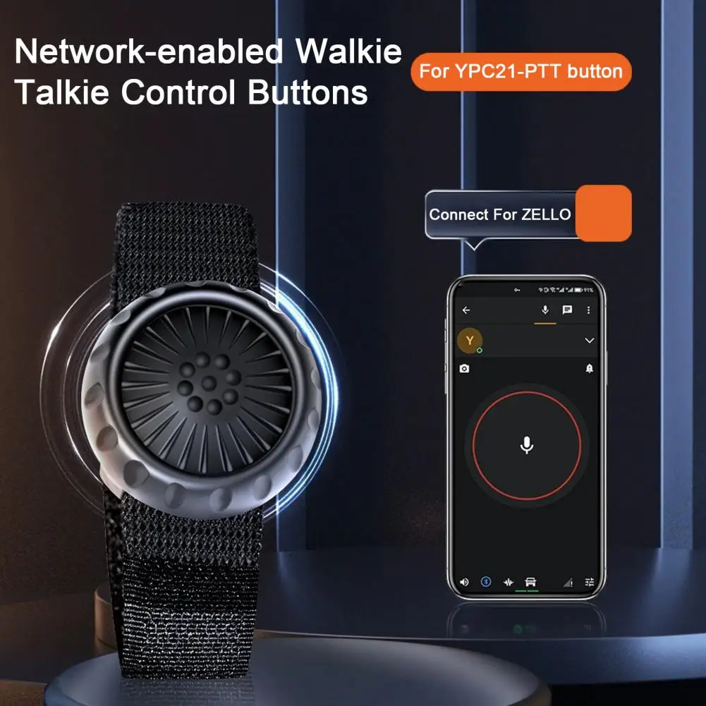 اتصال مستمر أجهزة اتصال لاسلكية Bt Ptt أجهزة اتصال لاسلكية أزرار التحكم زر Ptt لاسلكي لـ Zello Walkie للتطبيق