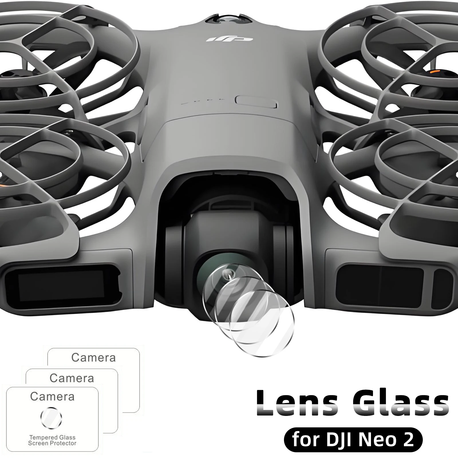 

3PCS Tempered Glass for DJI Neo 2, Drone Camera Lens Protector Glass Film for DJI Neo2 Anti-Scratch Protection Accessories