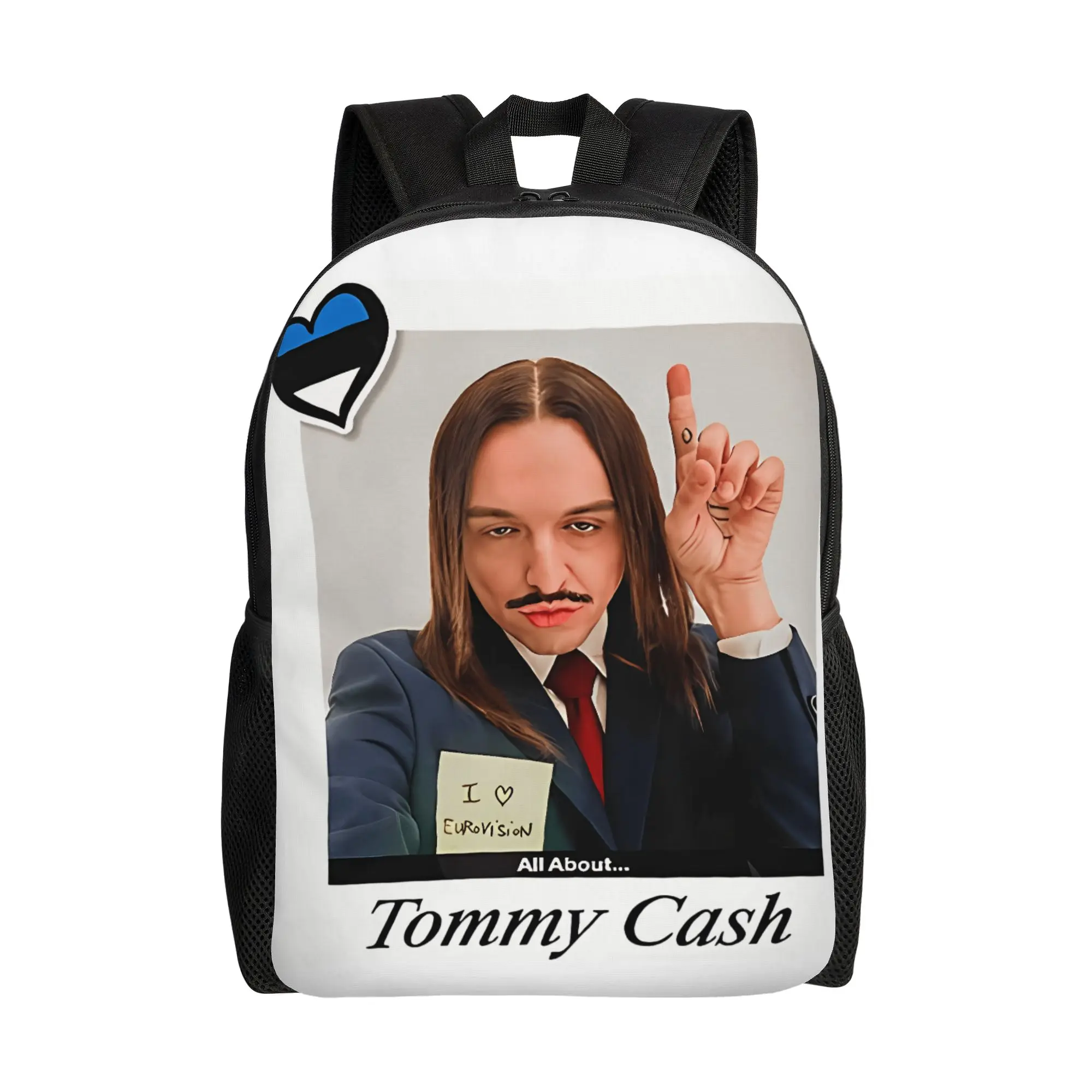 

Tommy Cash Espresso Eurovisions 2025 Backpack Workout Backpacks Youth Pretty School Bags Big Rucksack