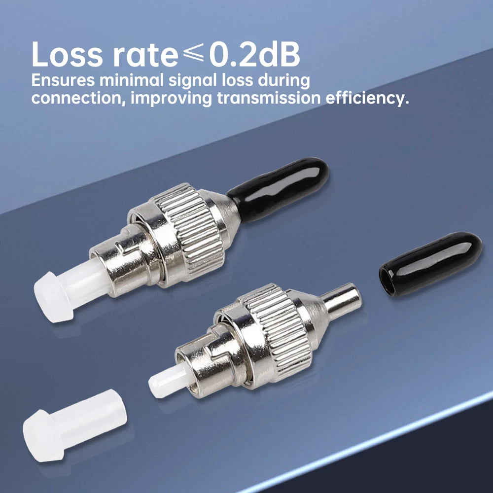 Adapter Natalink męski FC do żeńskiego 1.25 UPC, złącze światłowodowe simplex dla FTTH, czerwony wskaźnik świetlny i optyczny miernik mocy OTDR.