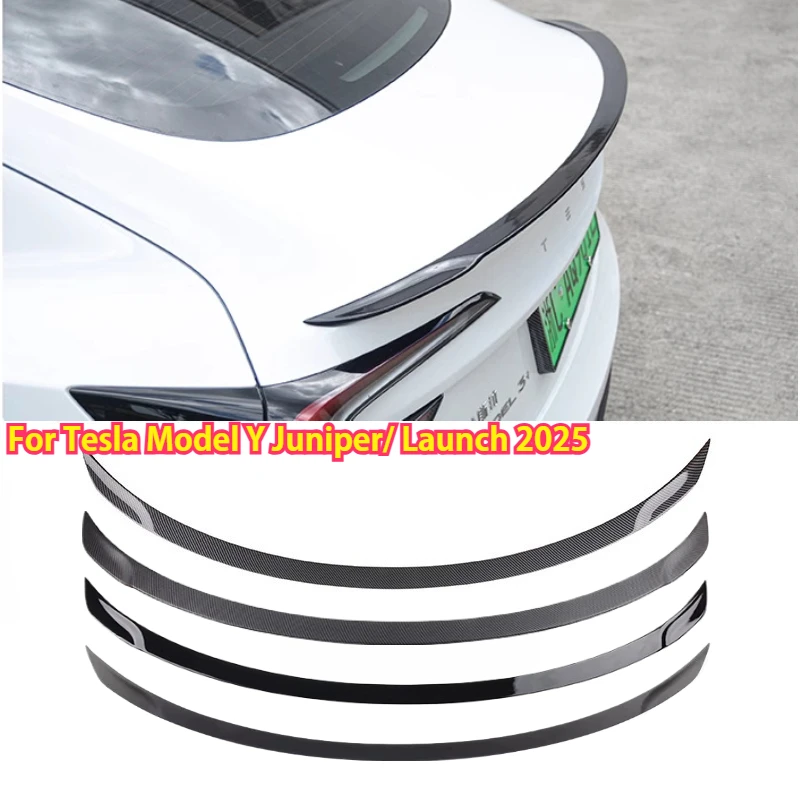 

Спойлеры на заднее крыло багажника для Tesla Model Y Juniper/ Launch 2025, спойлер на крыло из АБС-пластика, 4 типа