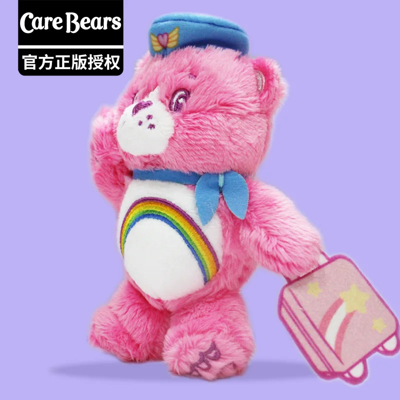 Miniso Genuine Carebears Carebears peluche ciondolo borsa bambola regalo di compleanno per bambini ciondolo coppia