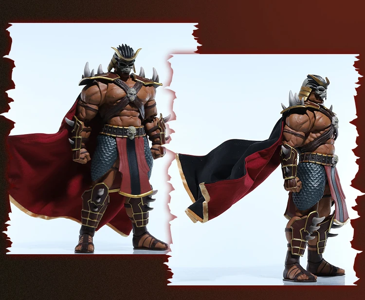 JLDZ Toy Custom 1/12 Soldier Storm Toys MORTAL KOMBAT Shao Kahn For DX Luxury Edition 6-inch DIY Cloak Action Figures Model