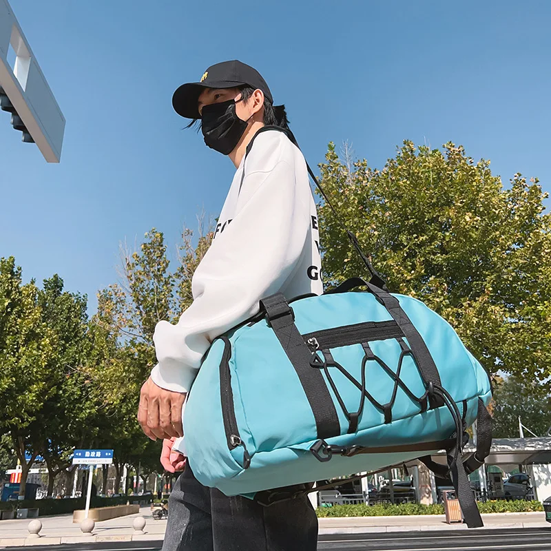 

Men and Women Commuting Large Capacity Travel Swimming Wet and Dry Fitness Bag Handheld Travel Bag Multifunctional Backpack