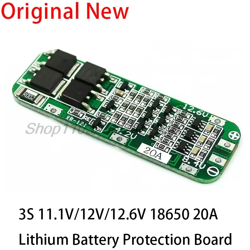 5pcs 3S 20A Lithium Battery 18650 Charger PCB BMS Protection Board 12.6V 18650 Li-ion Battery Cell Charging Module 11.1V