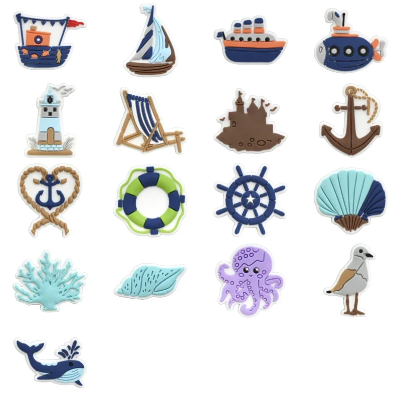 

Shoe Charms for Crocs Accessories Octopus Shoes Charm for Croc Decorations Pins Men Accessory Jeans Woman Clogs Clips Badges