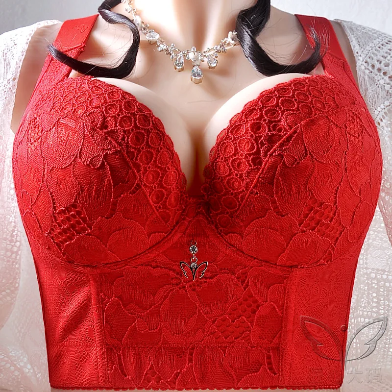 Anti-sagging, new thin big breasts, small breasts, adjustable breasts, high-end bras, plus size