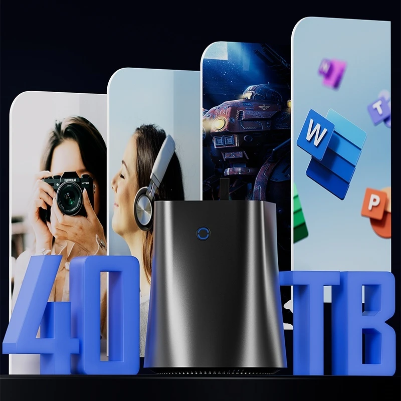 Aoostar WTRR3 AMD R3-3200U Программный маршрутизатор NAS DDR4 Мини-хост M.2 NVME Двойной порт Ethernet 2,5G Персональный сервер хранения данных