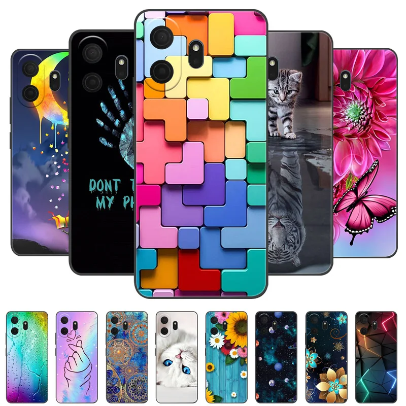 

For TCL NxtPaper70 Pro Case Catoon Silicon Phone Back Cover for TCL NxtPaper 70 Pro T807D T807W T807E Cases Soft bumper coque