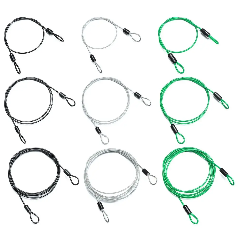3 Colors Security Safety Rope Anti-theft Ropes Steel Cable Lock Road Bike Lock Cycling Strong Wire Bicycle Lock Wire