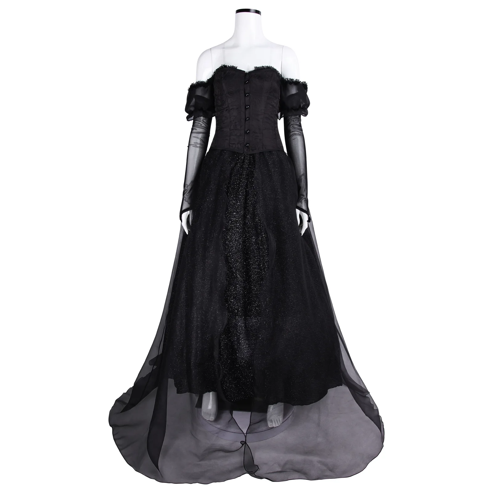 Black Strapless Dre…