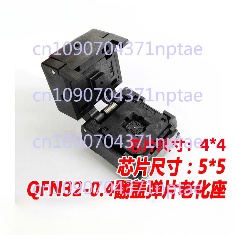 QFN32-0.4 clamshell aging seat test seat burning seat 4 × 4mm IC549-0324-006-G