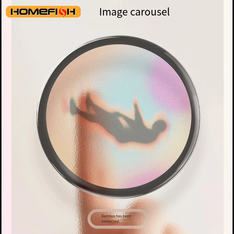 Electronic Display Badge Bar Bluetooth Smart Cyber Badge 1.85 Inch Hd Touch Screen Images, Gifs Text Short Videos Display image 3
