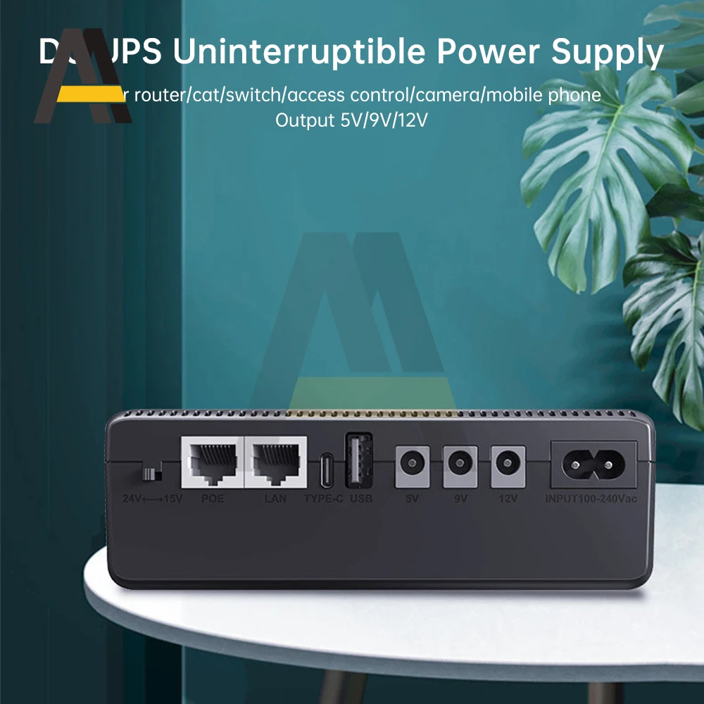 UPS راوتر 5V9V12V ضوء القط مراقبة إمدادات الطاقة الاحتياطية إمدادات الطاقة غير المنقطعة تيار مستمر تيار مستمر UPS عالية الطاقة 18 واط #1