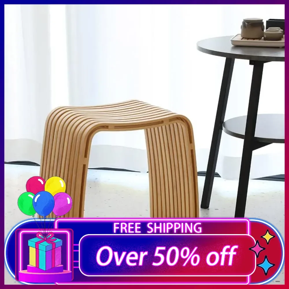 

Bamboo Dining Stool Dining Chair Dressing Stools Shoe Stool Bathroom Stools Dining Room Bathroom Living Room Study Bedroom