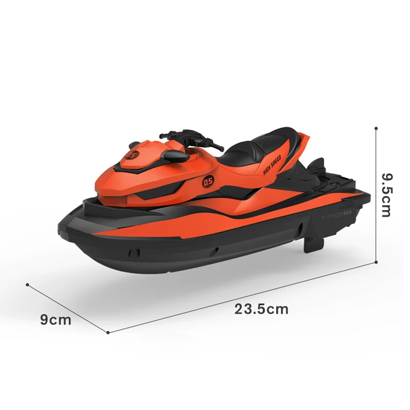 Nieuwe 2.4G Kleine Afstandsbediening Boot 10 Km/h High-Speed Water Elektrische Motorboot Dual Motor Waterspeelgoedspel Verjaardagscadeau Voor Kinderen