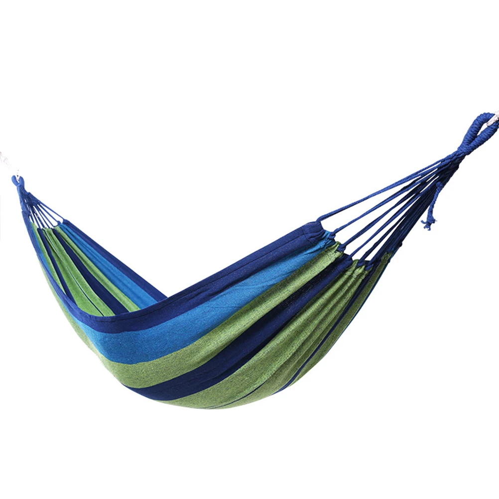 

Double Outdoor Hammock Canvas Swing Portable Indoor Camping Travel Hiking Garden Hanging Swing Bed Garden Hammock