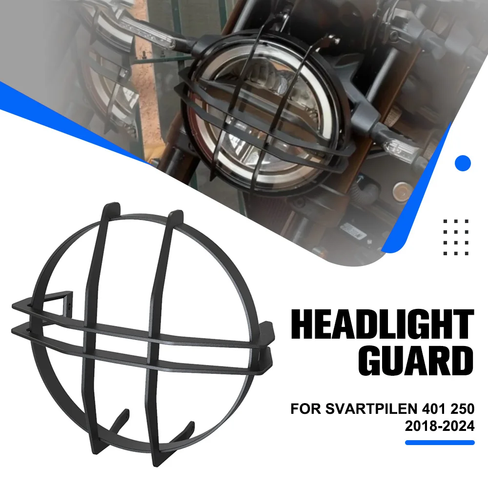 

Headlight Protective Cover For Husqvarna Svartpilen 401 250 Vitpilen 401 2017-2022 2023 Headlight Protector Grille Guard Cover