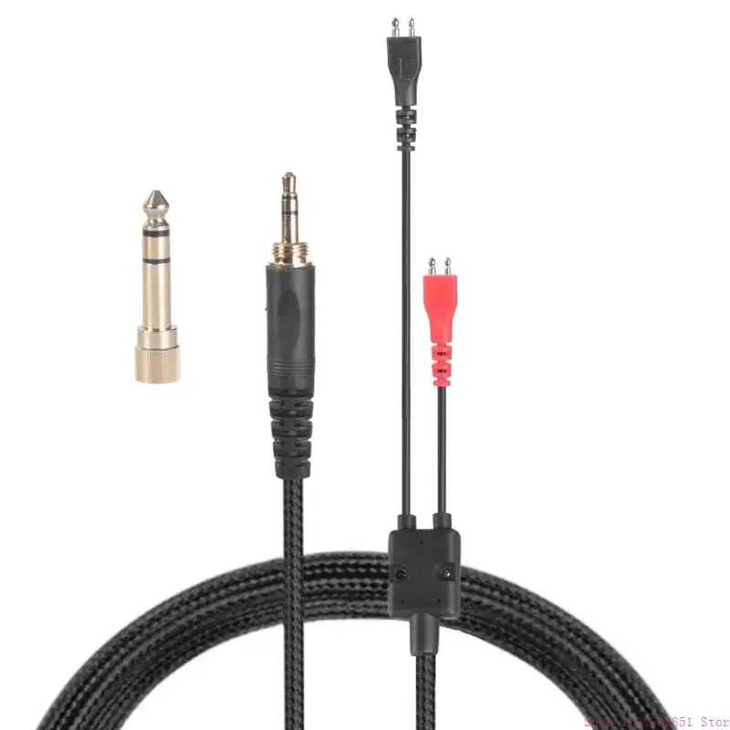 سماعات سماعات سماعات الرأس المضفرة البديلة كابل Audios لـ HD25 / HD560 / HD540 / HD480 / HD430 / HD414 / HD250 3.5mm 0xla