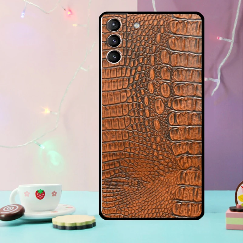 Crocodile Pattern Print Case For Samsung Galaxy S21 S20 FE S22 S23 S24 Ultra Note 10 Plus Note 20 S8 S9 S10 Cover image 4