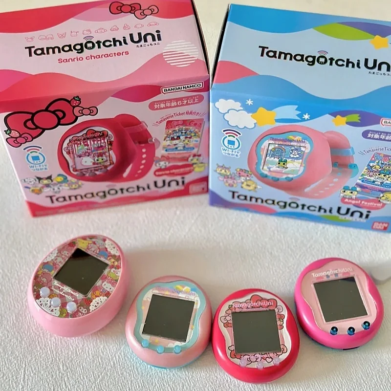 

Tamagotchi Uni электронная машина для домашних животных от Takuma Songzi Wandai, Sanrio Angel Devil, фиолетовые розовые подарки