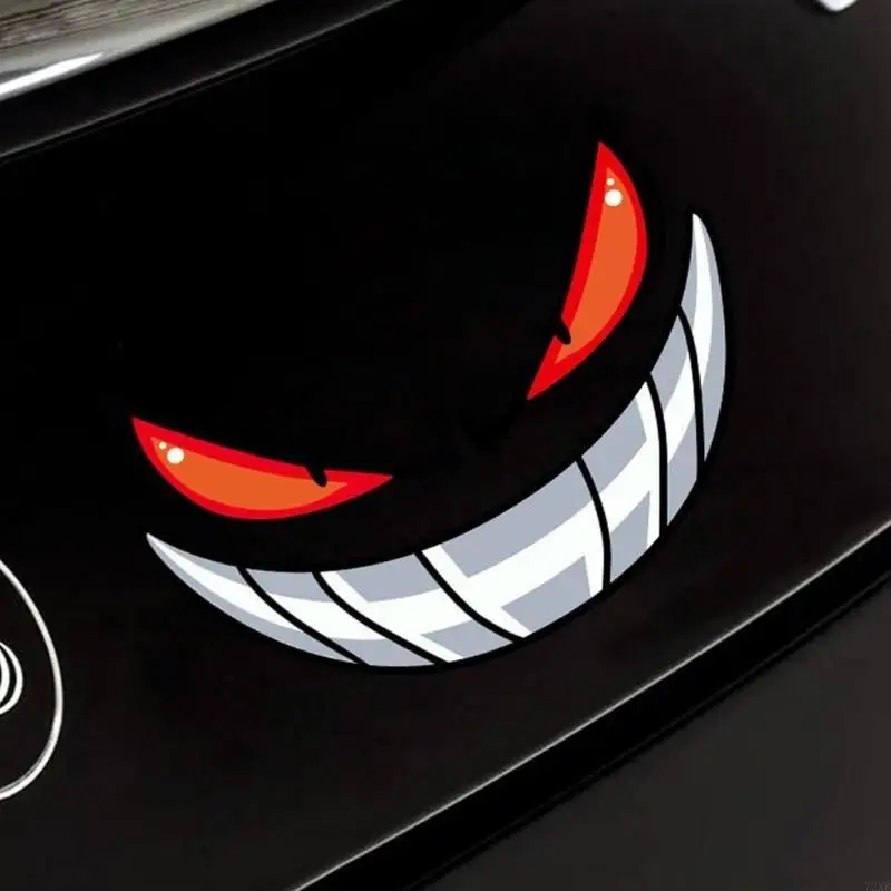 Raised Evil Eyes Car Sticker Decorative Sticker Waterproof Motorbike Accessory 72XB