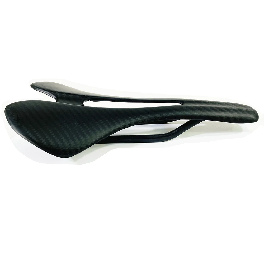 Ultraleichter 120g Carbon-Sattel MTB Rennrad Mountainbike Fahrradsattel Carbon-Sitz 3k Schwarz Matt Glänzend Fahrradteile – Detail 5