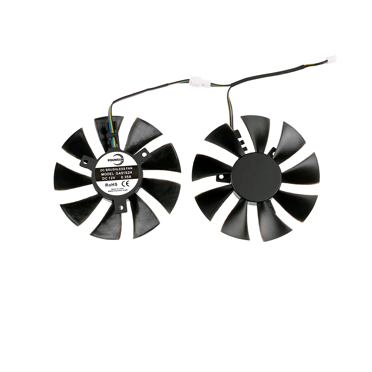 Ventilateur de refroidissement GPU pour ZOTAC GTX 1060 6 Go GTX 1070 Mini GTX1050Ti, GFY09010E12SPA, nouveaux ratios de revenu 85mm, S2H 4Pin