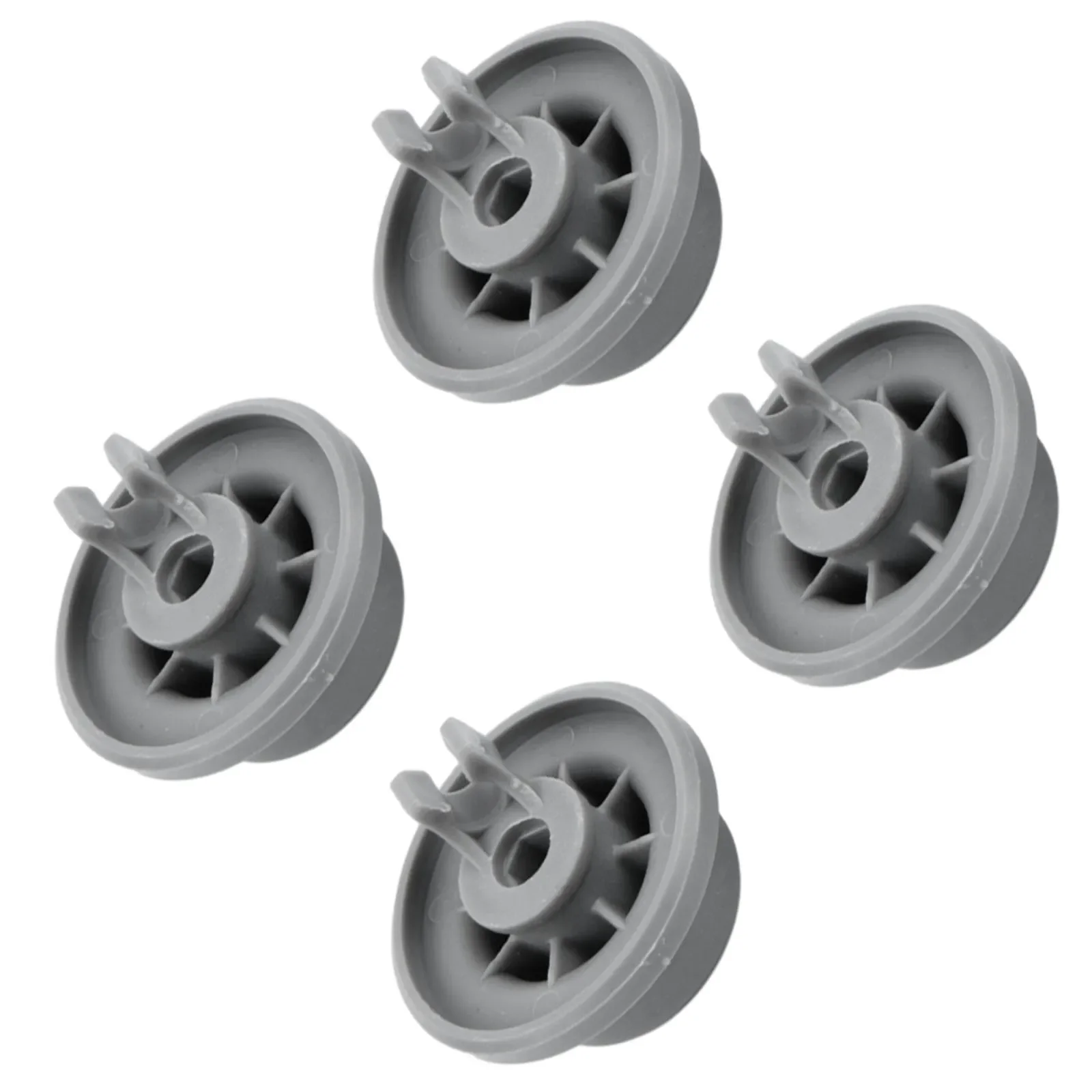 Power Tool Dishwasher Parts ABS Lightweight Design Grey For Siemens Neff  Dishwasher Rack Basket Wheels Replacement Parts 4pcs