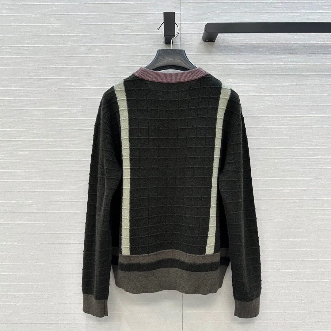 

100% Cashmere Pullover Women 2025 New Autumn Rope Embroidery O-neck Long Sleeve Casual Soft Knitted Sweater