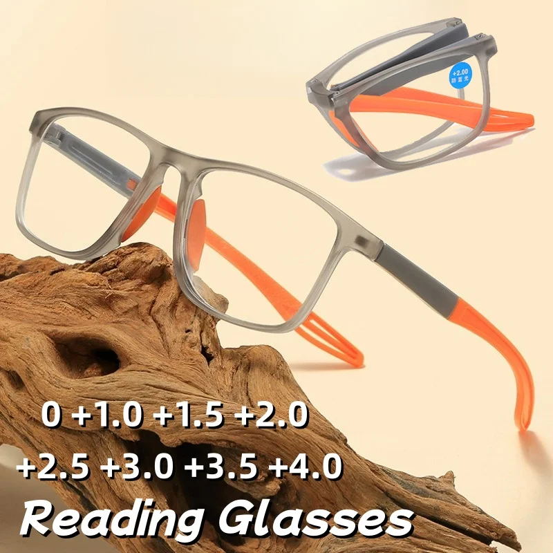 

Ultra-Light Foldable Anti-Blue Light Presbyopia Glasses Portable High-Definition Eye Protection Reading Eyewear 0 To +4.0