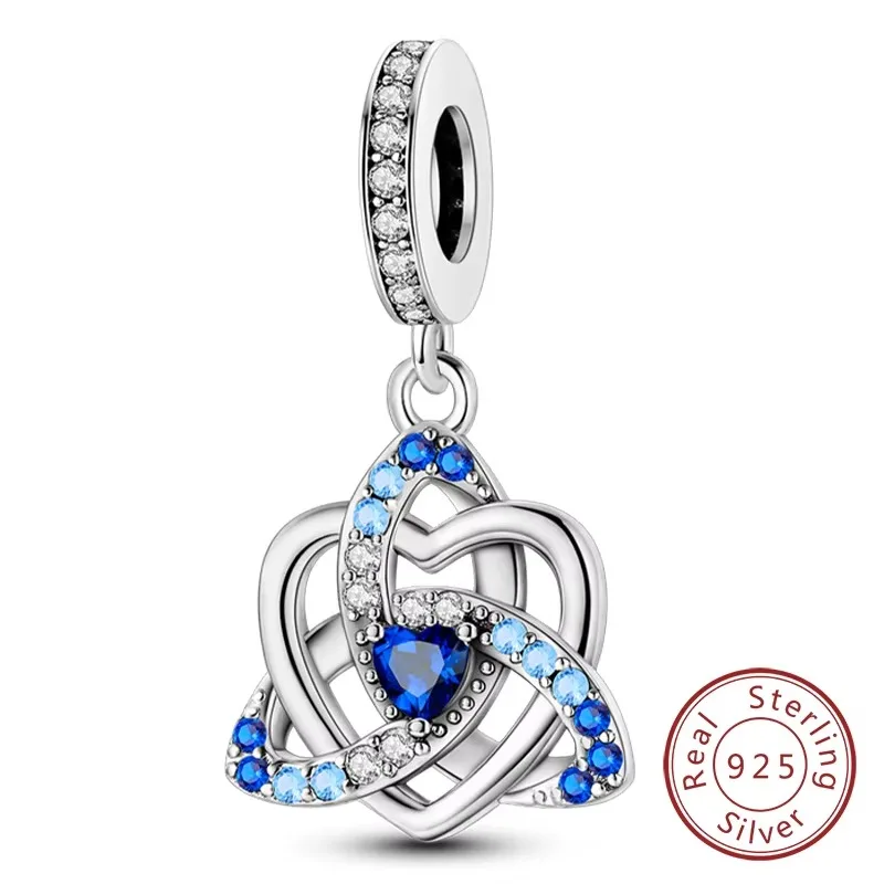 925 Sterling Silver Charm Beads for Women, Heart Rabbit Dragon Coffee Dangle Pendant Charms for Charm Bracelet DIY Jewelry Gift