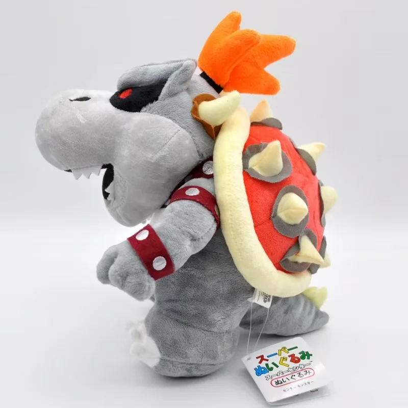 Super Mario Bowser Plush Toy 25cm Super Soft Sitting/Standing Stuffed Animal King Koopa Villain Figure Ideal Game-Themed Gift