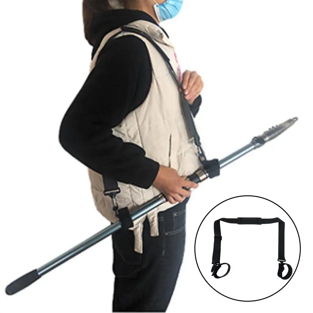 

4xShoulder Belt Neoprene Rod Accessory Rod Carrier Shoulder Strap for Hiking