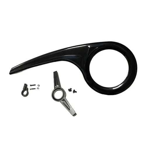 Imagen 2 del producto 1 Juego de QZ-907 protector de cadena MTB cubierta de plástico PP para plato 40-46T caja de protección de plato grande cubierta de cadena de bicicleta