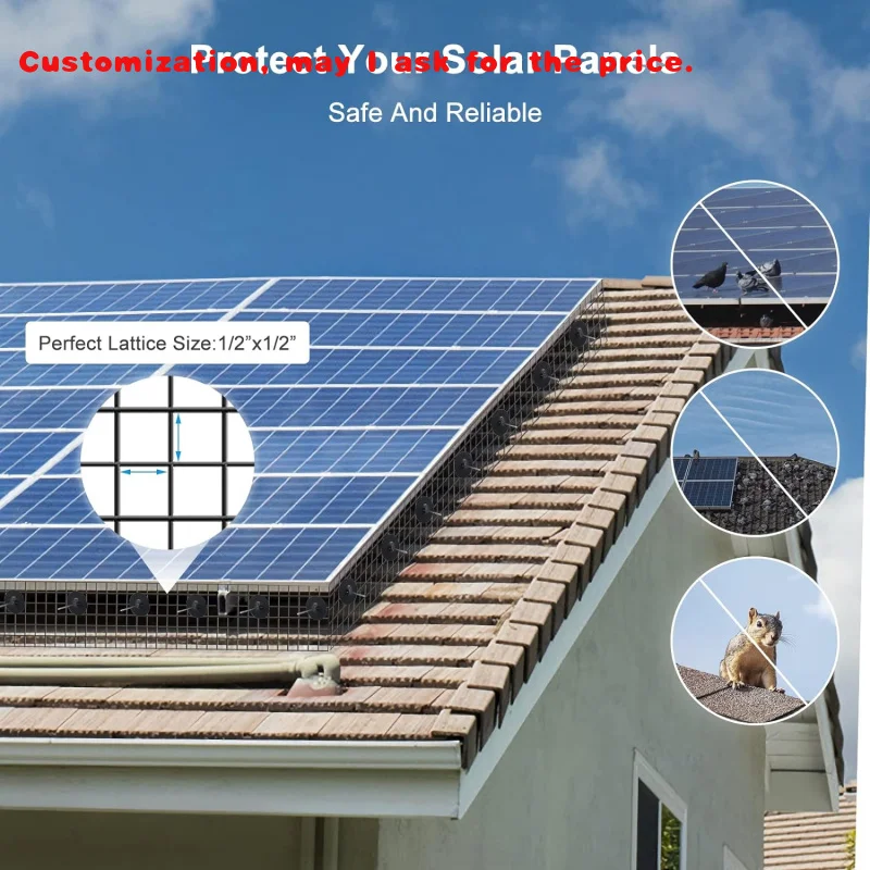 custom.Mesh 8inch Bird Guard Resistant Easy Installation Home/Commercial/Industrial Use Barrier