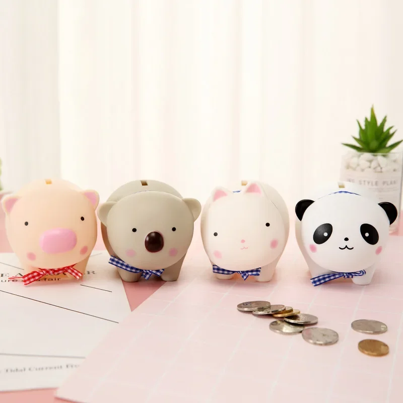 Small Piggy Bank Money Boxes Storage Kids Toys Home Decor Panda Money Saving Box for Coins Children Piggy Money Bank