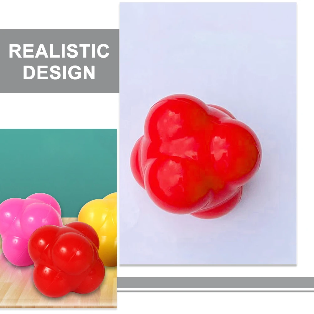 

Agility Training Soccer Reaction Goalkeeper Drills Indoor Sports Fitness Silica Gel Exercise Ball Bright Colors Durable Smooth