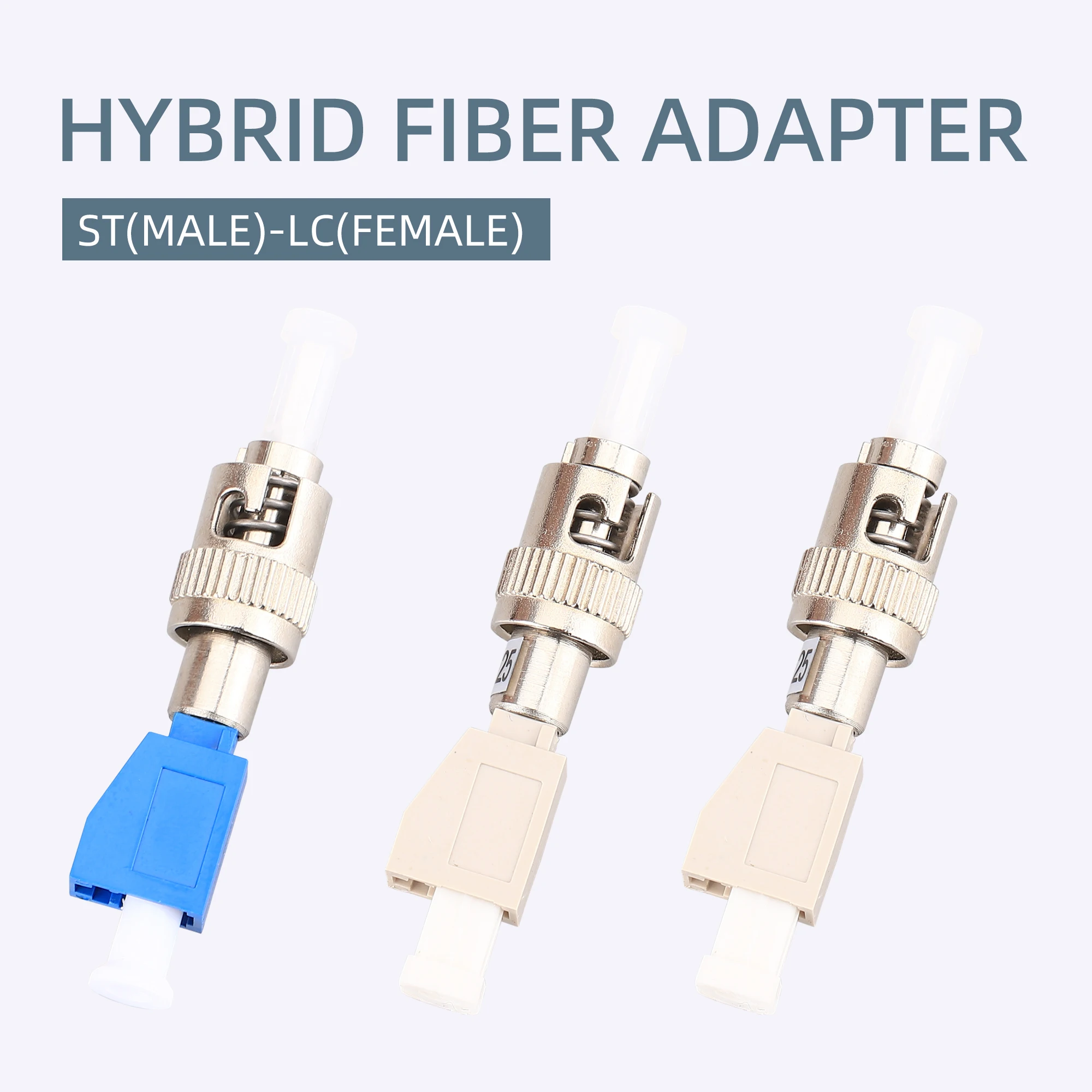 Fiber optic converter ST male LC female single-mode/multi-mode connection adapter suitable for VFL/OPM adapter coupler