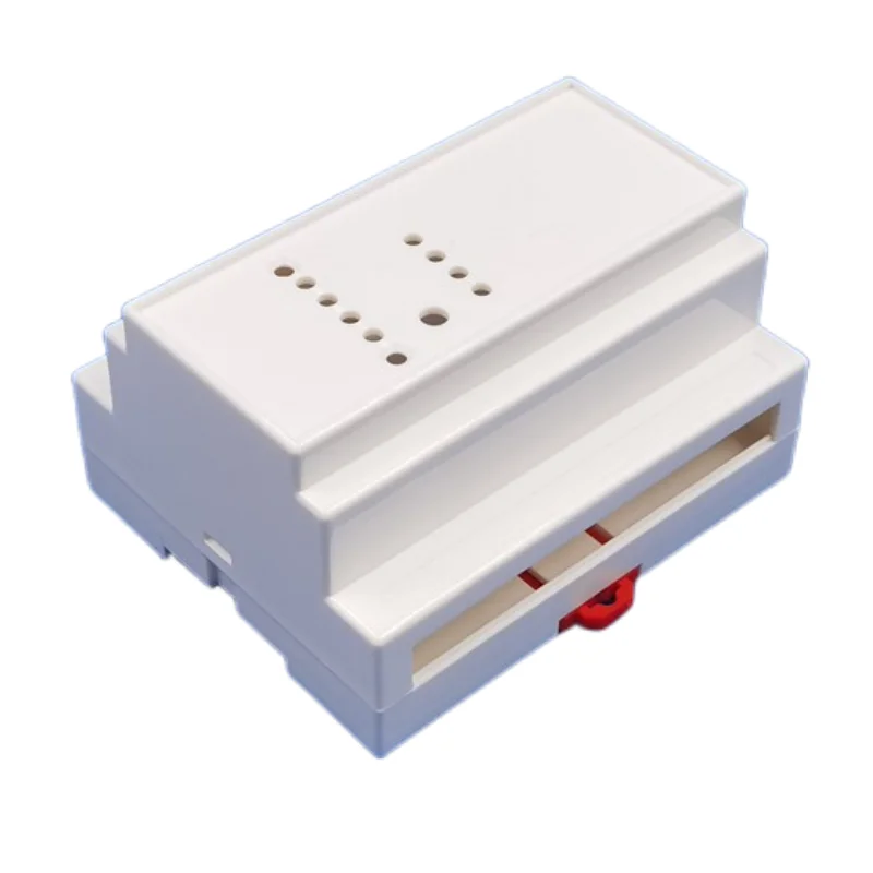 

Factory direct supply PLC DIN 35-Rail shell new material 4-03-8: 88X107X59mm ABS Plastic Instrument Housing