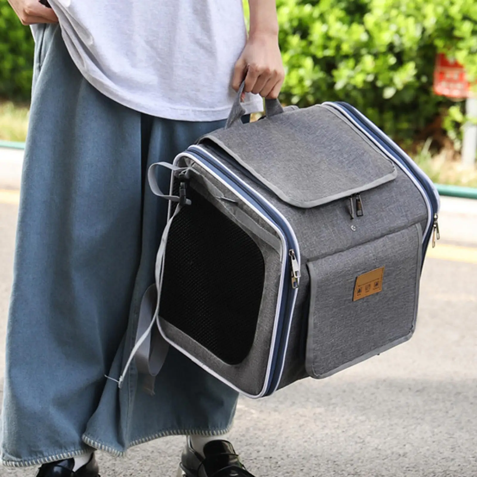 

Переноска для собак на руль велосипеда, рюкзак для животных на руль велосипеда для поездок на природу, походов за продуктами и городских путешествий