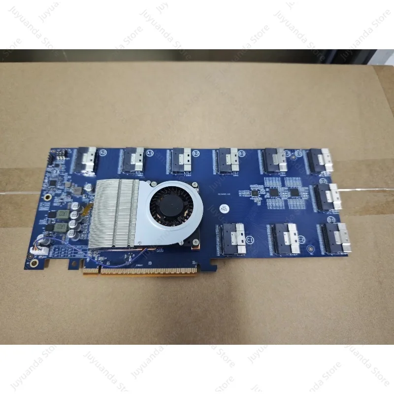 PEX88096 expansion card, no main board support split!